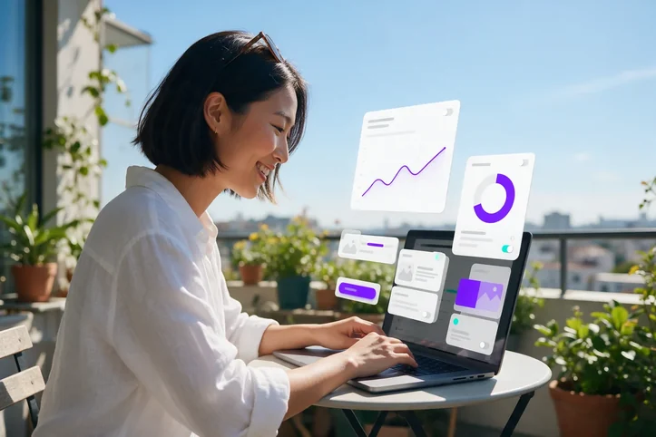 Affiliate Marketers at work with an AI web worker